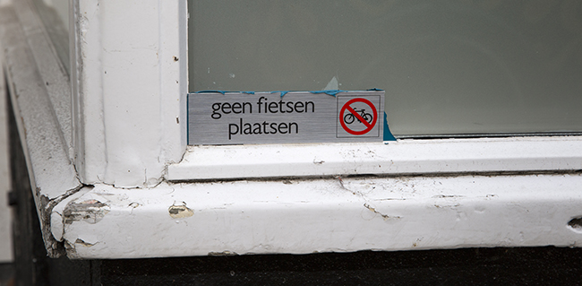 Fietsverbod